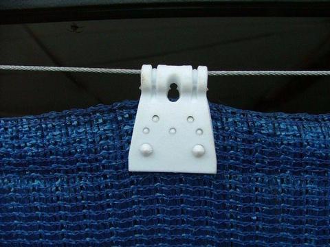 Shade cloth clips: small R0.83 each, large R1.92 each. come in packs of 100