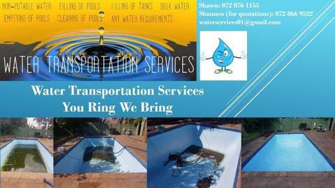 Non-Potable Water Transportation Services