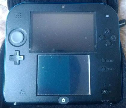 Nintendo 2ds with hacked firmware installed