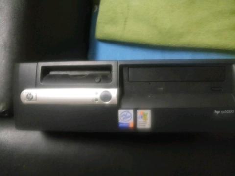 Hp computer with dell screen for sale
