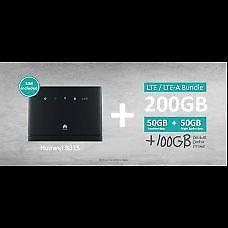 Telkom Prepaid LTE Huawei B315 router with 200GB LTE Data Bundle