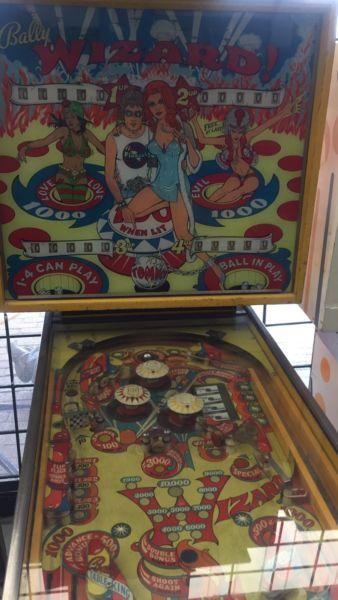 Bally Wizard pinball machine
