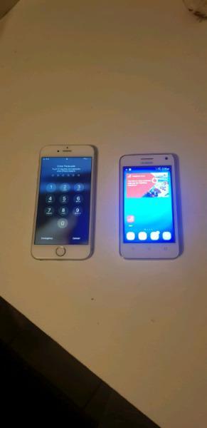 Iphone 6s (Locked) & Huawei Y360 (open)