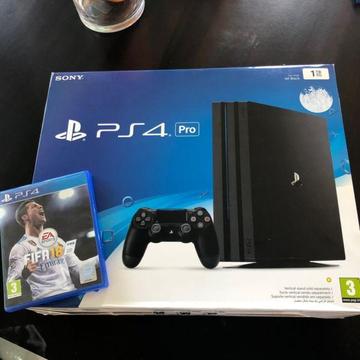 Brand new PS4 Pro with FIFA 18