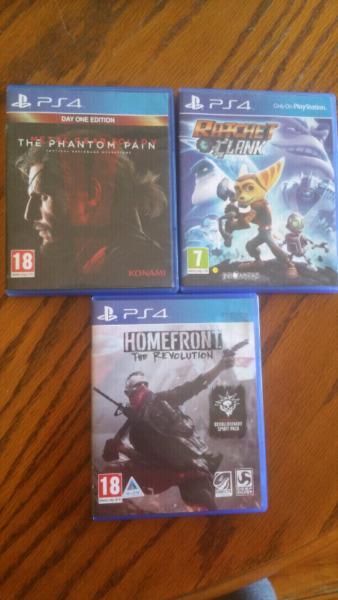 PS4 games to trade
