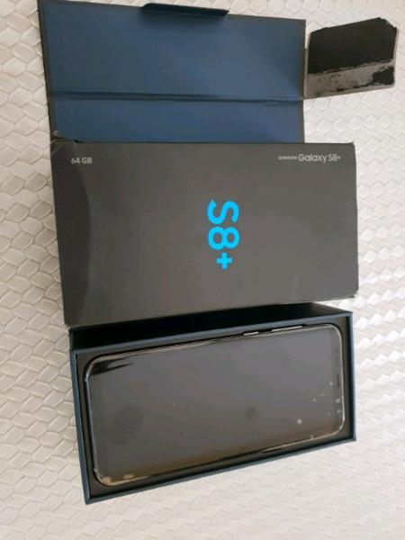 Samsung Galaxy S8+ Gold Proof of Purchase With Box