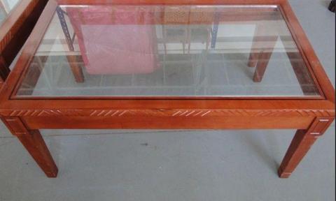 Lovely Glass Top Coffee Table - R 650