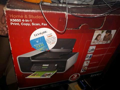Lexmark Brand New Printer plus Toshiba Laptop Plus Camera