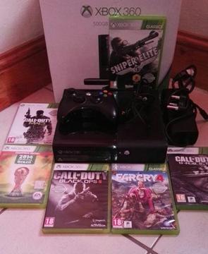 Later version Xbox 360 500gig with games