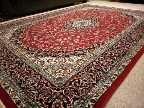 Stunning KASHAN Machine-Made Persian Rug,Brand New