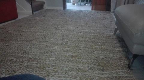 Large woven rug