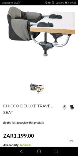 Chicco deluxe clip on chair