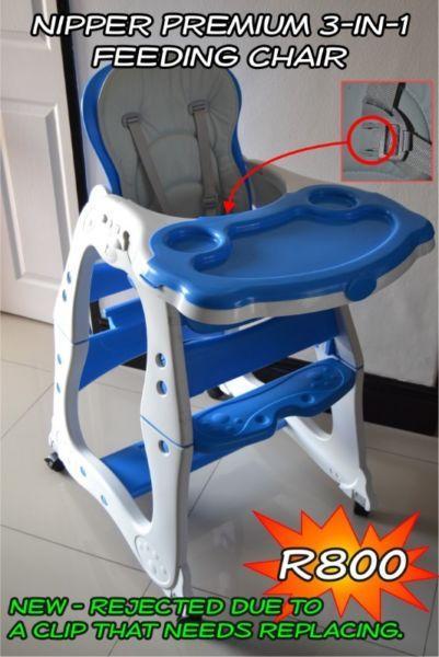 A MUST HAVE! - Nipper Premium 3-in-1 Feeding Chair