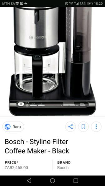 Bosch coffee machine