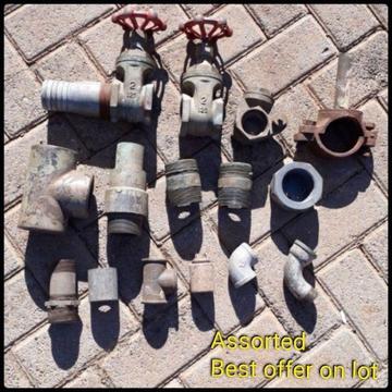 Various Pipe Fittings - Make an offer on the lot!