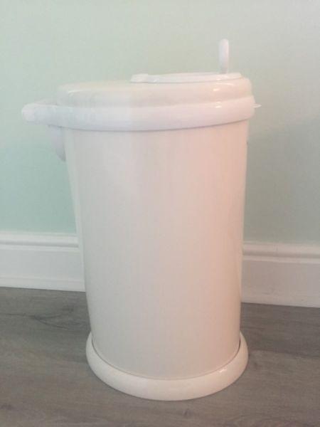 Ubbi Nappy Bin - Cream Metal