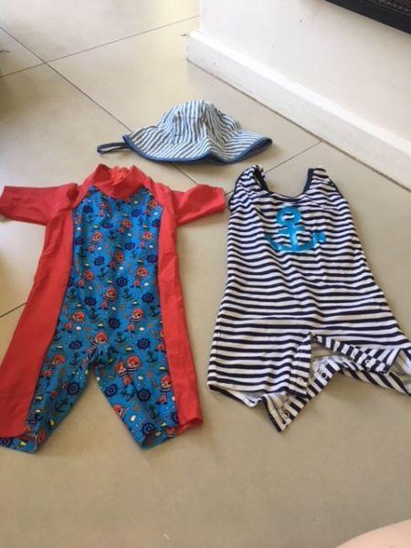 6-12 months baby swimwear bundle