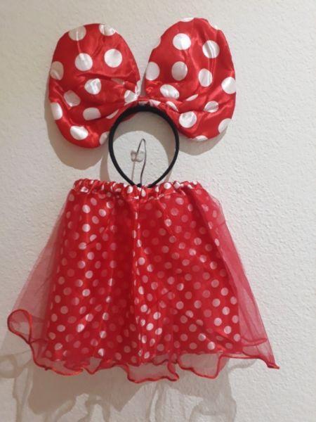 Minnie Mouse tutu and ears Ages 2-5