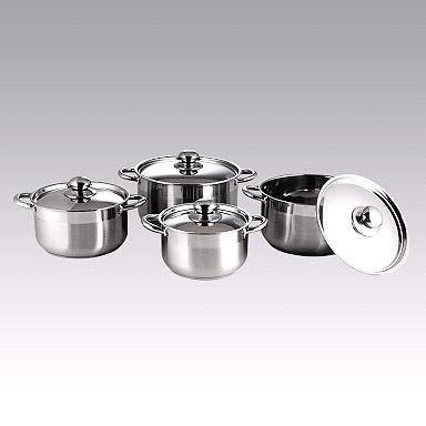 8 pieces brand new stainless steel pot set
