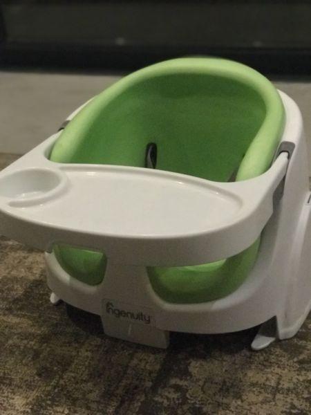 Ingenuity countertop feeding chair with tray