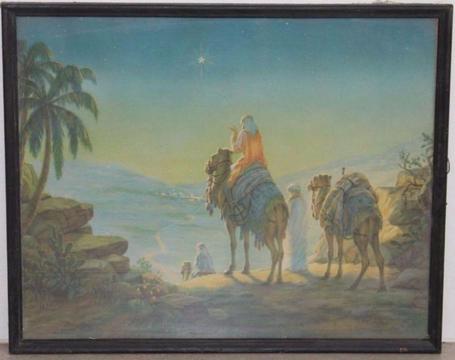 Vintage print of Bethlehem