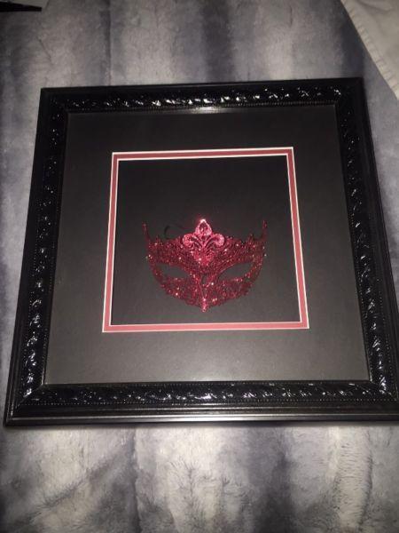 Authentic Venetian mask box frame