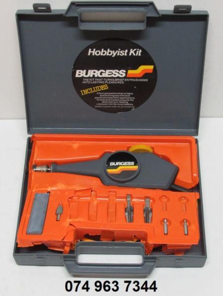 Burgess England Hobbyist Electric Engraver Kit