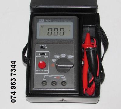 TES 1600 Digital 1000V Insulation Tester