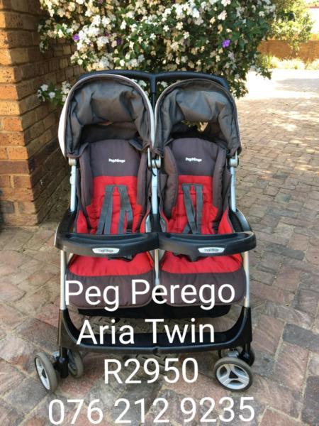 Second Hand Peg Perego Aria Twin - Fits through standard doors