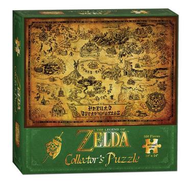 Legend of Zelda, The: Map of Hyrule - Collector's 550 Piece Jigsaw Puzzle (new)