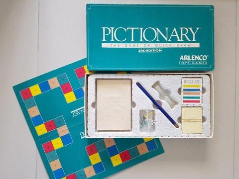 Pictionary Board Game in good condition for sale