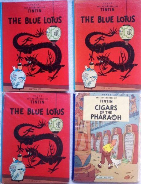 Tintin hardcover books published by Methuen