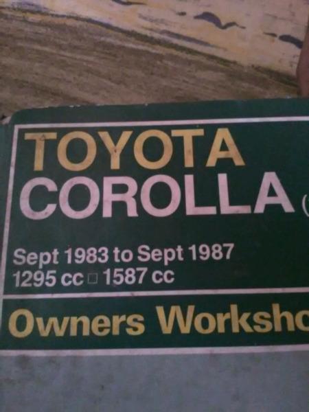 Toyota corolla fwd.owners workshop manual