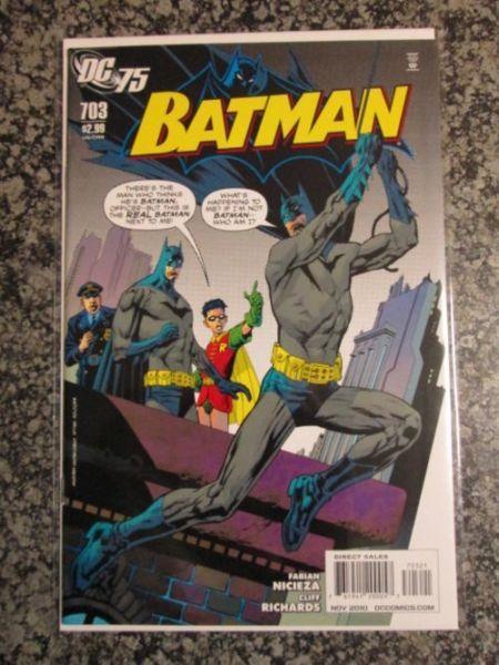 Batman #703 Limited 1 for 10 'DC 75th Anniversary' Variant by Kevin Nowlan (NM - 2010)