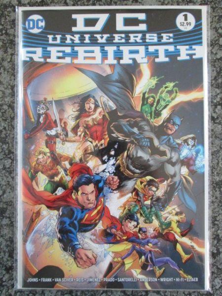 DC Universe Rebirth #1 (2016) Near Mint, Midnight Release Variant, DC Comic