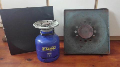 Cadac Nr 7 gas cylinder with skottel