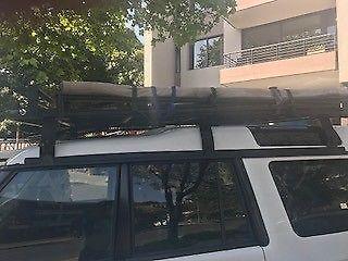 Roof Rack with Built on Awning