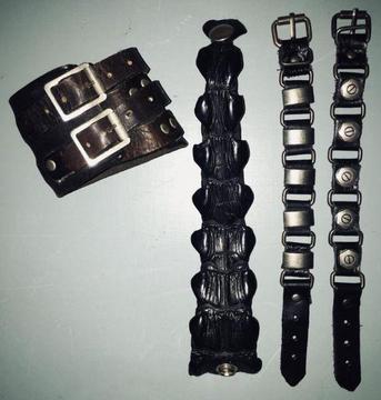 Genuine leather wrist straps/wrist accessories
