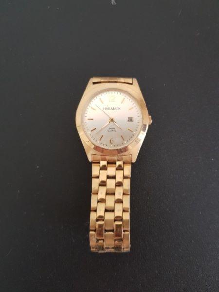 Hallmark Gold Plated Watch