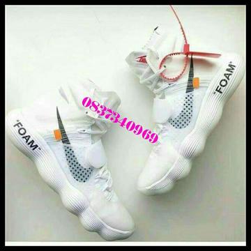 Nike foam off white shoes available