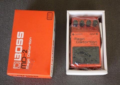 Boss MD-2 Mega Distortion Guitar Effects Pedal (In Box)