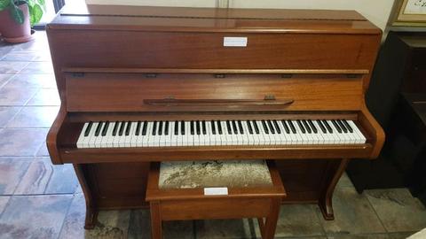 Mahogany Welmar Piano and Stool