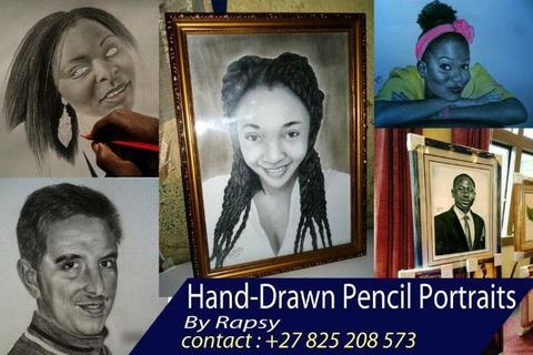 PENCIL PORTRAIT DRAWINGS