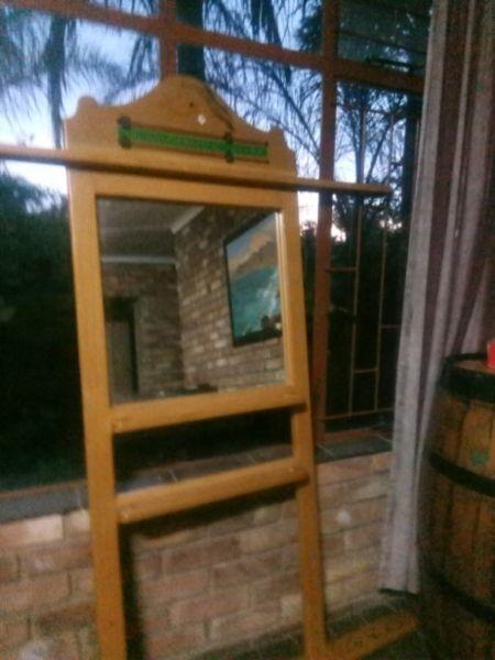 Wood Pool Stand