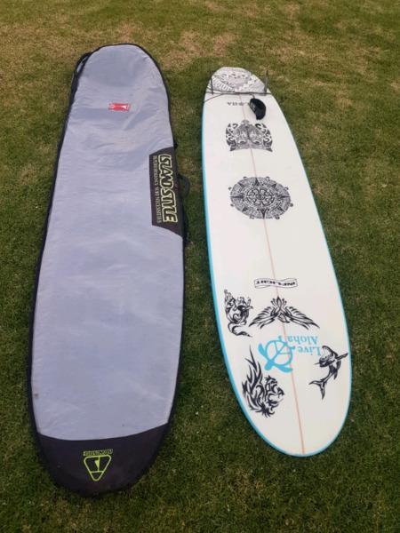 Surfboard Live Aloha ingeveldt 9'2