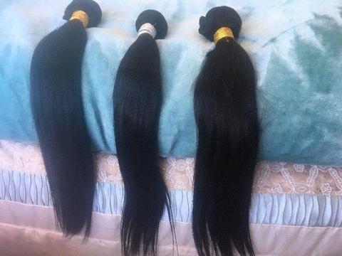 clearance sale on brazillian 8 and 10 inch straight hair only