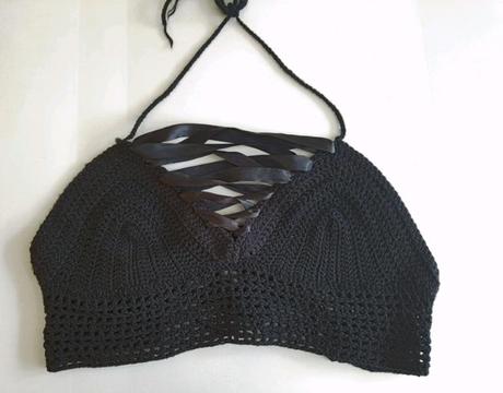 Black Crochet top