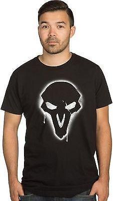 Overwatch Reaper Spray T-Shirt (Black)(Large)