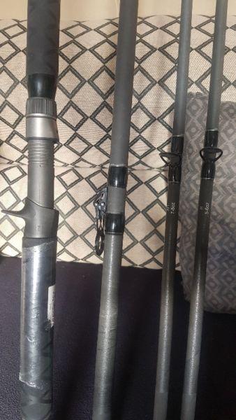 14ft fin nor hmg 5 to 8 oz fishing rod