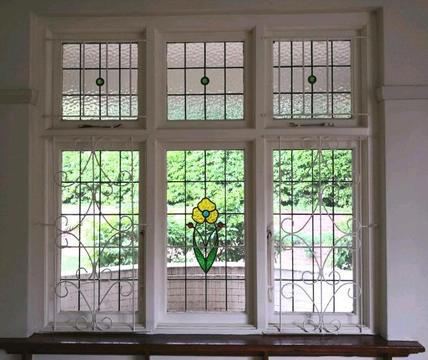 Stained glass lead windows